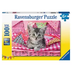 Ravensburger Puzzle 100 db - Aranyos cicák