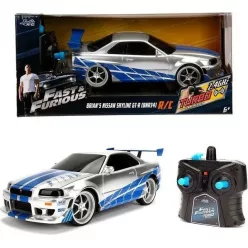   Fast and Furious Nissan Skyline GT-R 2002 távirányítós autó