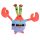 SpongyaBob Mr. Crab plüss játék 20cm