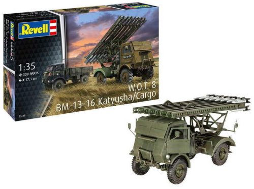 Revell BM-13-16 on W.O.T. 8 chassis 1:35 makett harcjármű (03338)