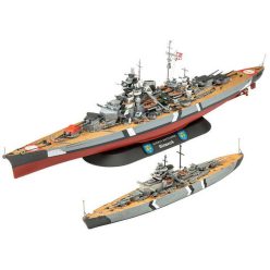   Revell Gift Set The Legendary Bismarck (1:700 & 1:1200) Revell model kit with basic accessories  (05637)