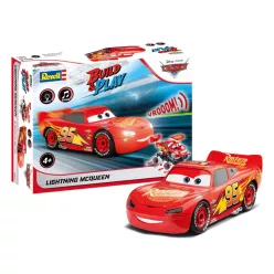   Revell - Lightning McQueen Disney-Cars (hang és fény effekt) Build & Play 1:20 (06562)