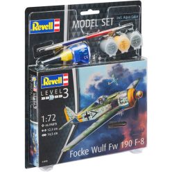   Revell Focke Wulf Fw190 F-8 1:72 makett készlet festékkel, ragasztóval (63898)