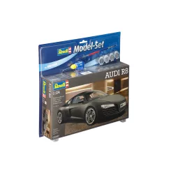   Revell AUDI R8 1:24 makett készlet festékkel, ragasztóval (67057)