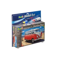   Revell VW T1 Samba Bus 1:24 makett készlet festékkel, ragasztóval (67399)