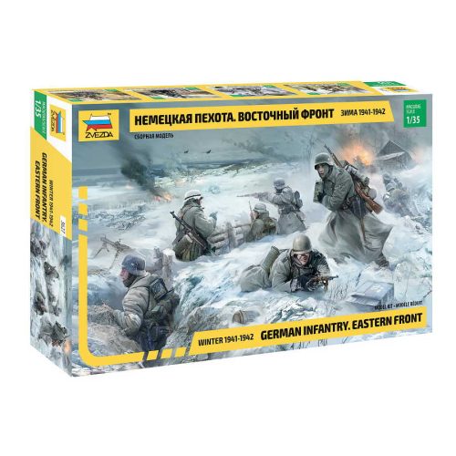 Zvezda German Infantry Winter 1941/42 1/35 (3627)
