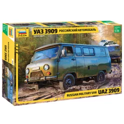 Zvezda UAZ 3909 Russian Military Van 1:35 (3644)