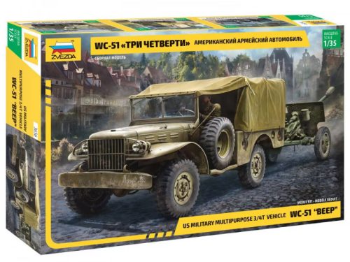 Zvezda Dodge WC-51 "Beep" 1/35 (3656)