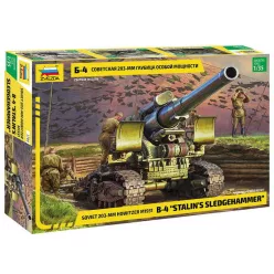   Zvezda M1931203mm Howitzer B-4 (WW II) Stalin's Sledgehammer 1/35 (3704)