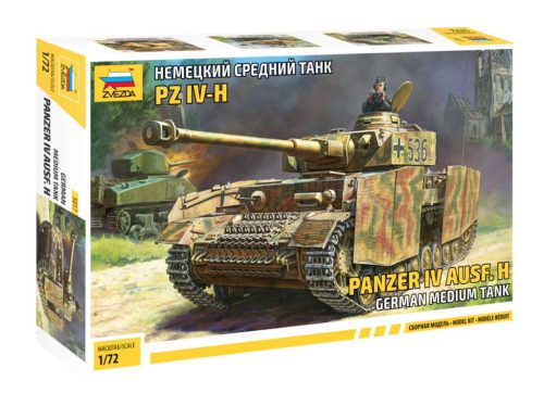 Zvezda Panzer IV Ausf.H Military makett 1:72 (5017)