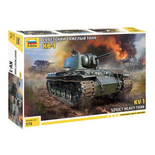 Zvezda KV-1 Soviet Heavy Tank WW II 1/72 (5070)