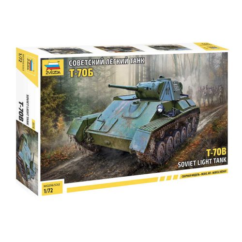 Zvezda T-70 Soviet light tank 1/72 (5078)