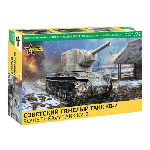 Zvezda KV-2 Heavy Soviet Tank WWII 1:72 (5084)