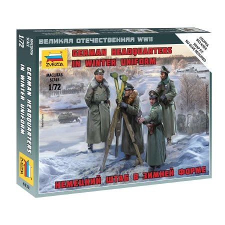 Zvezda German HQ Winter 1:72 (6232)