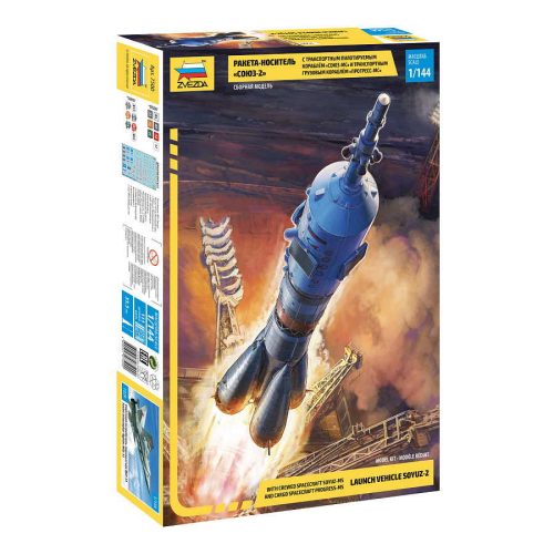 Zvezda Soyuz2.1a Launch vehicle Russian Space Rocket 1:144 (7500)