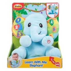 Tanulj velem elefánt bébijáték - 24 cm (45989)