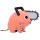 Chainsaw Man Pochita II ver.A Fluffy Puffy figura 7cm