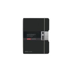   Herlitz my.book flex A5 füzet 40 lapos, pont., bőrhatású fekete