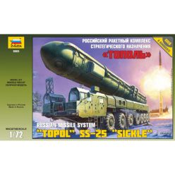   Zvezda Military Ballistic Missile Launcher 'Topol' 1:72 (5003)