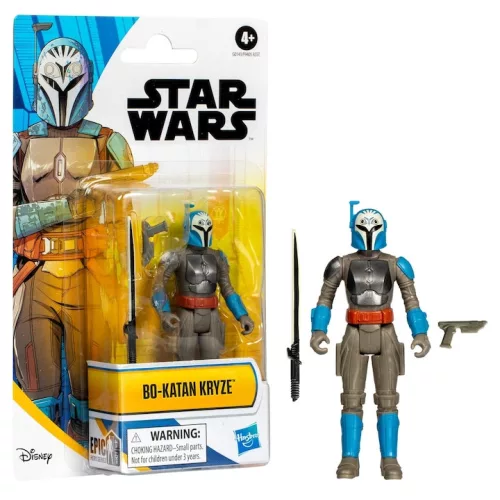STAR WARS Bo-Katan Kryze figura, 10 cm, 2 kiegészítő