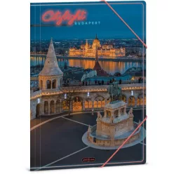 Ars Una Ars Una City light-Budapest A/4 gumis dosszié