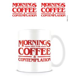 Stranger Things Morning are for Coffee bögre