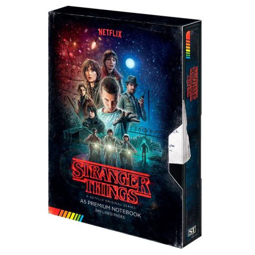 Stranger Things VHS A5 jegyzetfüzet 