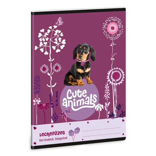 Ars Una Cute Animals-puppy A/5 leckefüzet