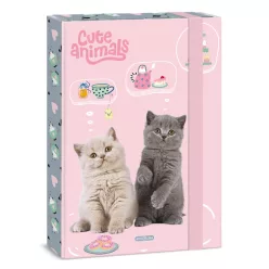 Ars Una Cute animals-tea party A/4 füzetbox