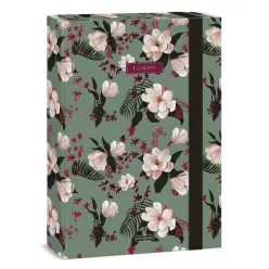 Ars Una Flowery green A/4 füzetbox