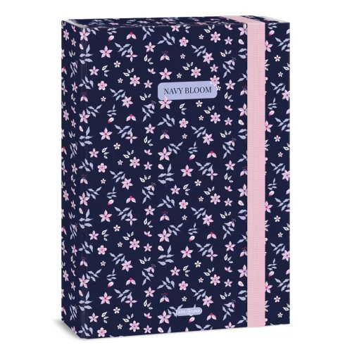 Ars Una Navy bloom A/4 füzetbox