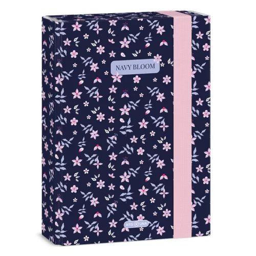 Ars Una Navy bloom A/5 füzetbox