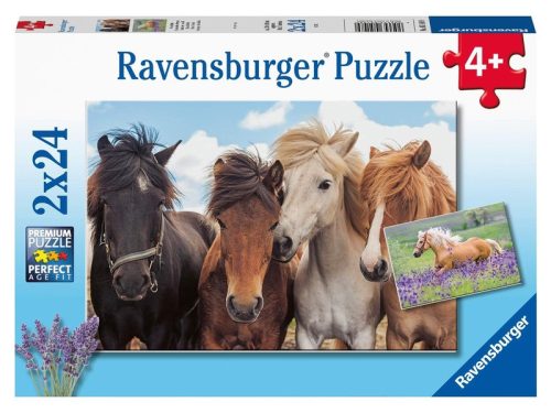 Ravensburger Puzzle 2x24 db - Lovak (5148)