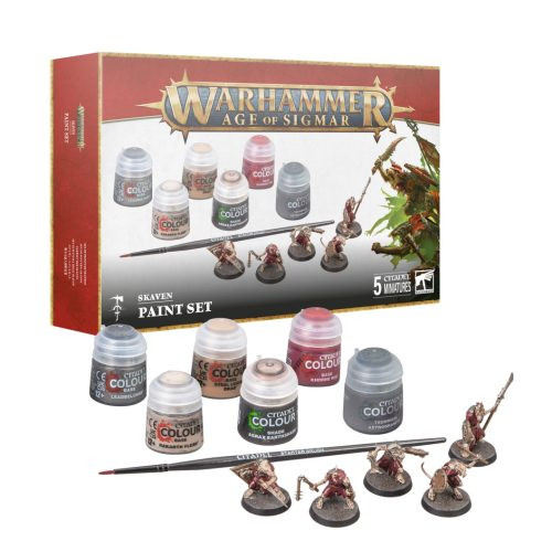 AOS SKAVEN + PAINT SET ENG/SPA/PORT/LAT