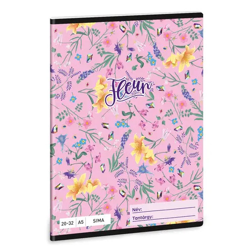 Ars Una Fleur A/5 sima füzet 20-32