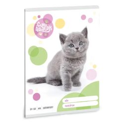   Ars Una Cuki állatok-Brit rövidszőrű macska A/5 szótárfüzet 3132