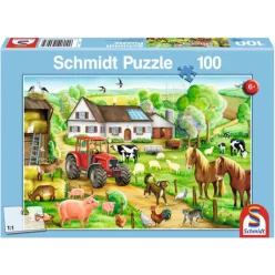   Schmidt Spiele Merry Farmyard - Élet a farmon 100 db-os (56003)