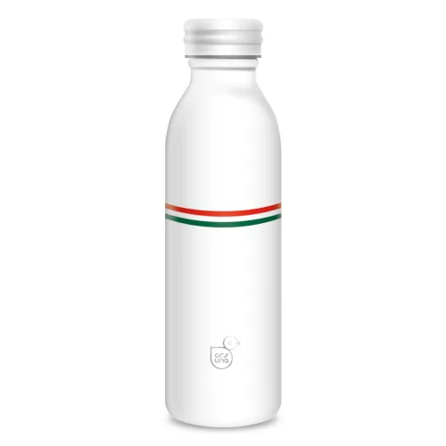 Ars Una duplafalú fémkulacs-600 ml - Flag-white