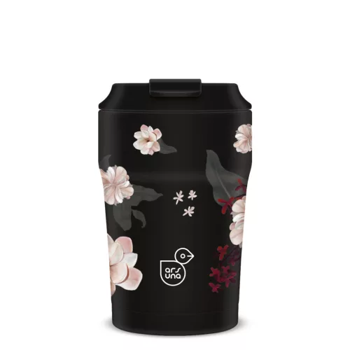 Ars Una thermo bögre-350ml - Flowery black