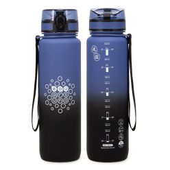   Ars Una BPA-mentes színátmenetes motivációs kulacs matt - 1000 ml - Stormy Night