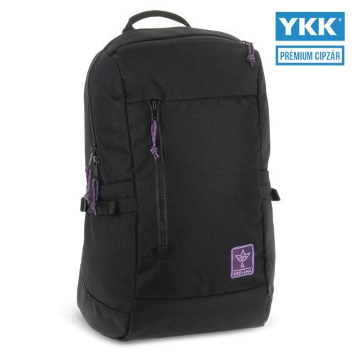 Ars Una Girl's Black-Violet Cordura hátizsák AU-17