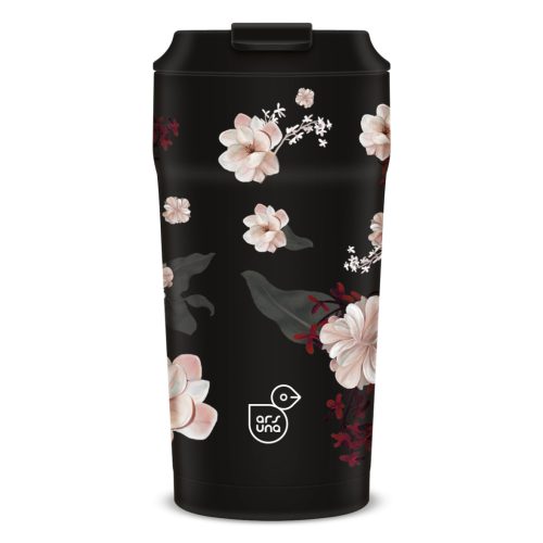 Ars Una thermo bögre-470ml - Flowery black