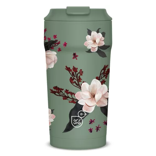Ars Una thermo bögre-470ml - Flowery green