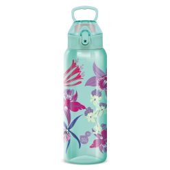 Ars Una BPA-mentes kulacs 3D - 700 ml - Beach Flowers-green