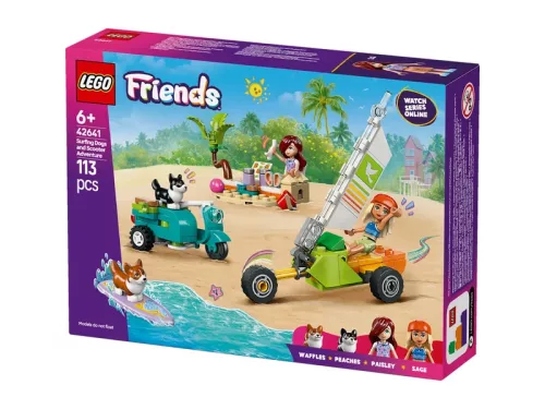 LEGO Friends 42641 Szörföző kutyák és robogós kalandok