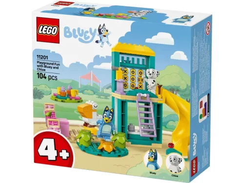 LEGO Bluey 11201 Bluey és Kloé vidám kalandjai a játszótéren