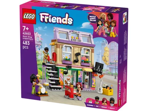 LEGO Friends 42653 Hangszerbolt és lakás