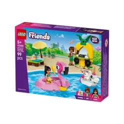   LEGO Friends 42658 Medencés buli flamingóval és egyszarvúval