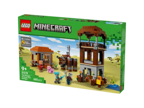 LEGO Minecraft 21278 A fosztogató őrtorony és a romboló