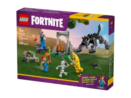 LEGO Fortnite 77075 Peely és sparkplug táborhelye